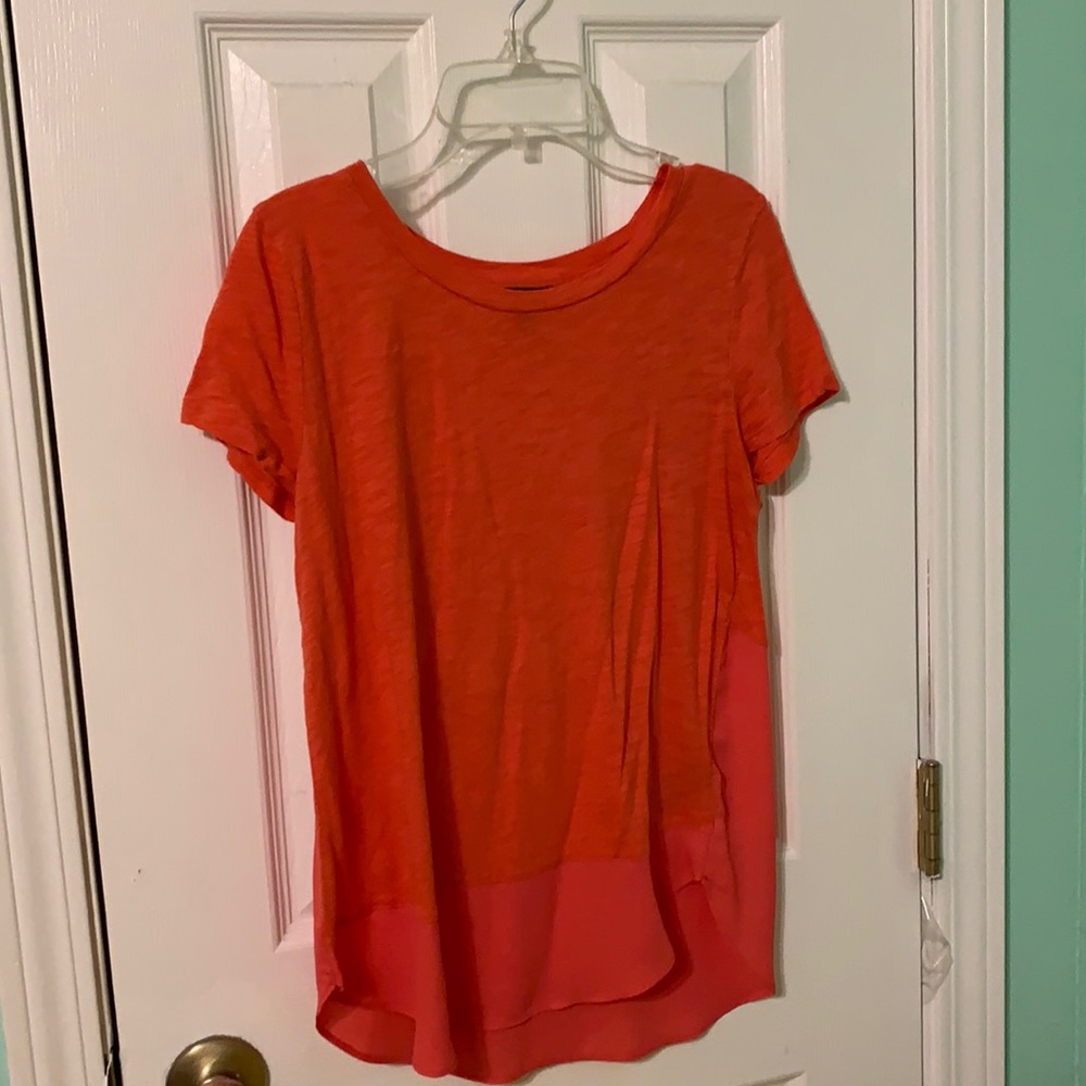 Orange blouse